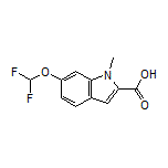 6-(Difluoromethoxy)-1-methylindole-2-carboxylic Acid