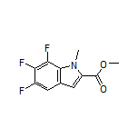 Methyl 5,6,7-Trifluoro-1-methylindole-2-carboxylate