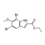 Ethyl 5,7-Dibromo-6-methoxyindole-2-carboxylate