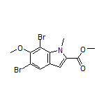 Methyl 5,7-Dibromo-6-methoxy-1-methylindole-2-carboxylate