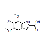 6-Bromo-5,7-dimethoxyindole-2-carboxylic Acid