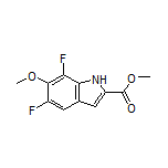 Methyl 5,7-Difluoro-6-methoxyindole-2-carboxylate