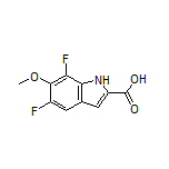 5,7-Difluoro-6-methoxyindole-2-carboxylic Acid