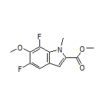 Methyl 5,7-Difluoro-6-methoxy-1-methylindole-2-carboxylate