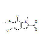 Methyl 5,7-Dichloro-6-methoxy-1-methylindole-2-carboxylate