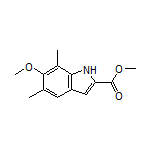 Methyl 6-Methoxy-5,7-dimethylindole-2-carboxylate