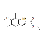 Ethyl 6-Methoxy-5,7-dimethylindole-2-carboxylate