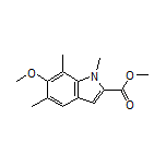 Methyl 6-Methoxy-1,5,7-trimethylindole-2-carboxylate