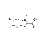 6-Methoxy-1,5,7-trimethylindole-2-carboxylic Acid