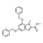 Methyl 5,7-Bis(benzyloxy)-1-methylindole-2-carboxylate