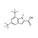 5,7-Di-tert-butyl-1-methylindole-2-carboxylic Acid