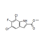 Methyl 5,7-Dichloro-6-fluoroindole-2-carboxylate