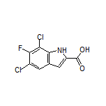 5,7-Dichloro-6-fluoroindole-2-carboxylic Acid