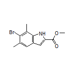 Methyl 6-Bromo-5,7-dimethylindole-2-carboxylate