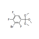 3-Bromo-1,2,4-trifluoro-5-(trimethoxymethyl)benzene