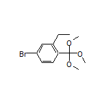 4-Bromo-2-ethyl-1-(trimethoxymethyl)benzene