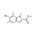 Methyl 6-Bromo-1,5,7-trimethyl-1H-indole-2-carboxylate