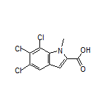 5,6,7-Trichloro-1-methylindole-2-carboxylic Acid