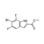 Methyl 6-Bromo-5,7-difluoro-1H-indole-2-carboxylate