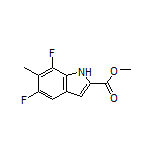 Methyl 5,7-Difluoro-6-methylindole-2-carboxylate