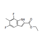 Ethyl 5,7-Difluoro-6-methylindole-2-carboxylate