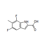 5,7-Difluoro-6-methylindole-2-carboxylic Acid