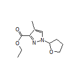 Ethyl 4-Methyl-1-(2-tetrahydrofuryl)-1H-pyrazole-3-carboxylate