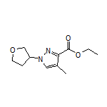 Ethyl 4-Methyl-1-(tetrahydrofuran-3-yl)pyrazole-3-carboxylate