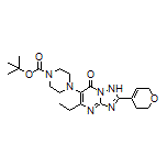 6-(4-Boc-1-piperazinyl)-2-(3,6-dihydro-2H-pyran-4-yl)-5-ethyl-[1,2,4]triazolo[1,5-a]pyrimidin-7(1H)-one