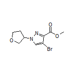 Methyl 4-Bromo-1-(tetrahydrofuran-3-yl)pyrazole-3-carboxylate