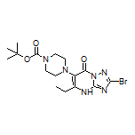 2-Bromo-6-(4-Boc-1-piperazinyl)-7-ethyl-[1,2,4]triazolo[1,5-a]pyrimidin-5(8H)-one