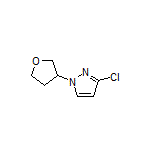 3-Chloro-1-(tetrahydrofuran-3-yl)pyrazole