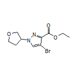 Ethyl 4-Bromo-1-(tetrahydrofuran-3-yl)pyrazole-3-carboxylate