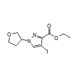 Ethyl 4-Iodo-1-(tetrahydrofuran-3-yl)pyrazole-3-carboxylate