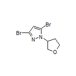 3,5-Dibromo-1-(tetrahydrofuran-3-yl)pyrazole