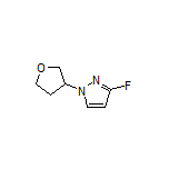 3-Fluoro-1-(tetrahydrofuran-3-yl)pyrazole