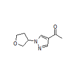 1-[1-(Tetrahydrofuran-3-yl)-4-pyrazolyl]ethanone