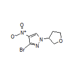 3-Bromo-4-nitro-1-(tetrahydrofuran-3-yl)pyrazole