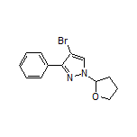 4-Bromo-3-phenyl-1-(2-tetrahydrofuryl)-1H-pyrazole