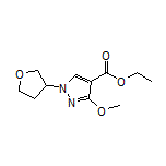 Ethyl 3-Methoxy-1-(tetrahydrofuran-3-yl)pyrazole-4-carboxylate