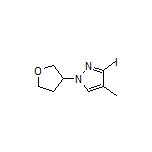 3-Iodo-4-methyl-1-(tetrahydrofuran-3-yl)pyrazole