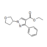 Ethyl 3-Phenyl-1-(tetrahydrofuran-3-yl)pyrazole-4-carboxylate