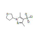 3,5-Dimethyl-1-(tetrahydrofuran-3-yl)pyrazole-4-sulfonyl Chloride