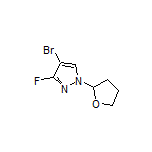 4-Bromo-3-fluoro-1-(2-tetrahydrofuryl)-1H-pyrazole