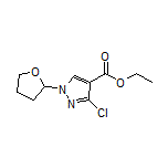 Ethyl 3-Chloro-1-(2-tetrahydrofuryl)-1H-pyrazole-4-carboxylate