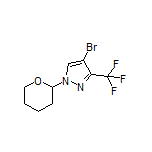 4-Bromo-1-(tetrahydro-2H-pyran-2-yl)-3-(trifluoromethyl)pyrazole