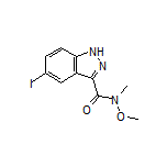 5-Iodo-N-methoxy-N-methyl-1H-indazole-3-carboxamide