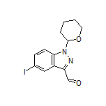 5-Iodo-1-(tetrahydro-2H-pyran-2-yl)-1H-indazole-3-carbaldehyde