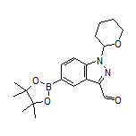 3-Formyl-1-(tetrahydro-2H-pyran-2-yl)-1H-indazole-5-boronic Acid Pinacol Ester