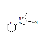 3-Methyl-1-(tetrahydro-2H-pyran-2-yl)pyrazole-4-carbonitrile